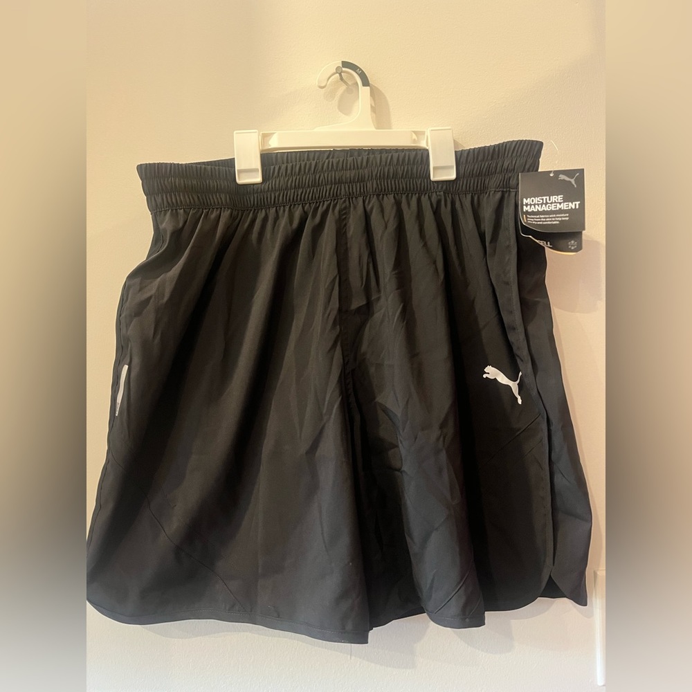 NWT Puma black running shorts - size XL, never worn - MENS - NWT